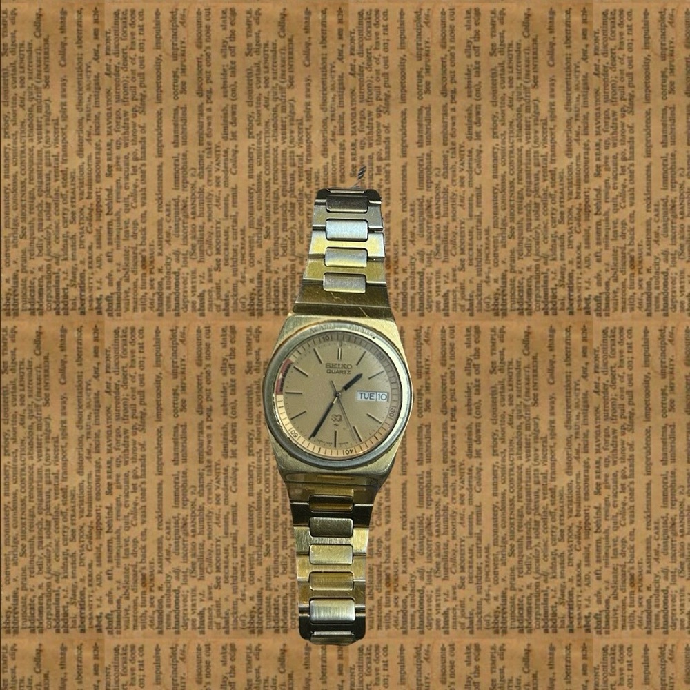 Seiko Two-Tone Gold and Silver Smartwatch